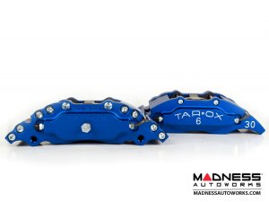 FIAT 500 Brake Upgrade Kit - Tarox 6 Pot Brake Conversion Kit - Blue - Sport Series